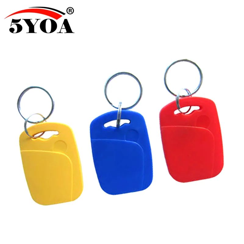 100pcs IC+ID UID Rewritable Composite Key Tags Keyfob Dual Chip Badge RFID 125KHZ T5577 EM4305+13.56MHZ Changeable Writable |