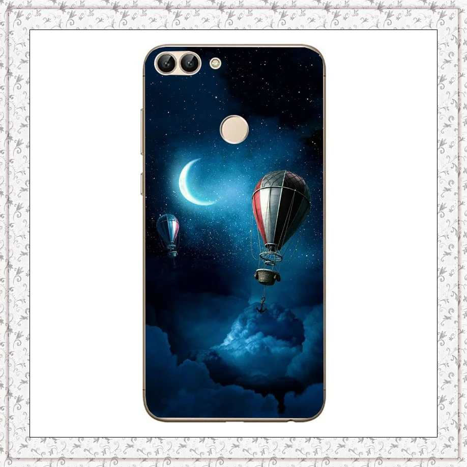 fire balloon Чехол для телефона huawei P Smart чехол из ТПУ с принтом на P Smart Мягкий силиконовый чехол для huawei PSmart FIG-LX1 - Цвет: fire balloon