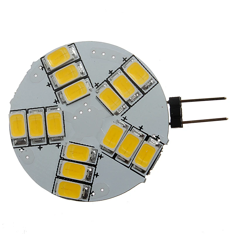 G4 AC 12 В 4 Вт светодиодный Чистый/теплый белый свет пятна лампа кабинет 5630SMD verlichting
