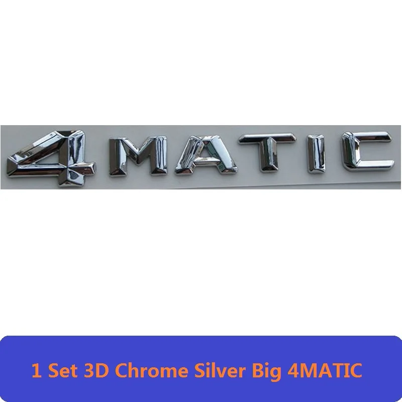 3D Хром C117 CLA Автомобильная эмблема CLA180 CLA200 CLA220 CLA250 CLA45 Авто Para эмблема значок наклейка турбо логотип для Mercedes Benz AMG - Цвет: 1 Set Big 4MATIC
