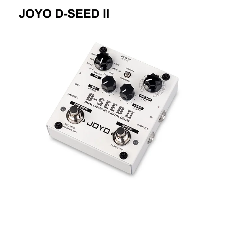 JOYO D-SEED Delay Guitar Effect Pedal delay effects guitarra stompbox Dual Channel Digital Delay True Bypass free shipping enlarge
