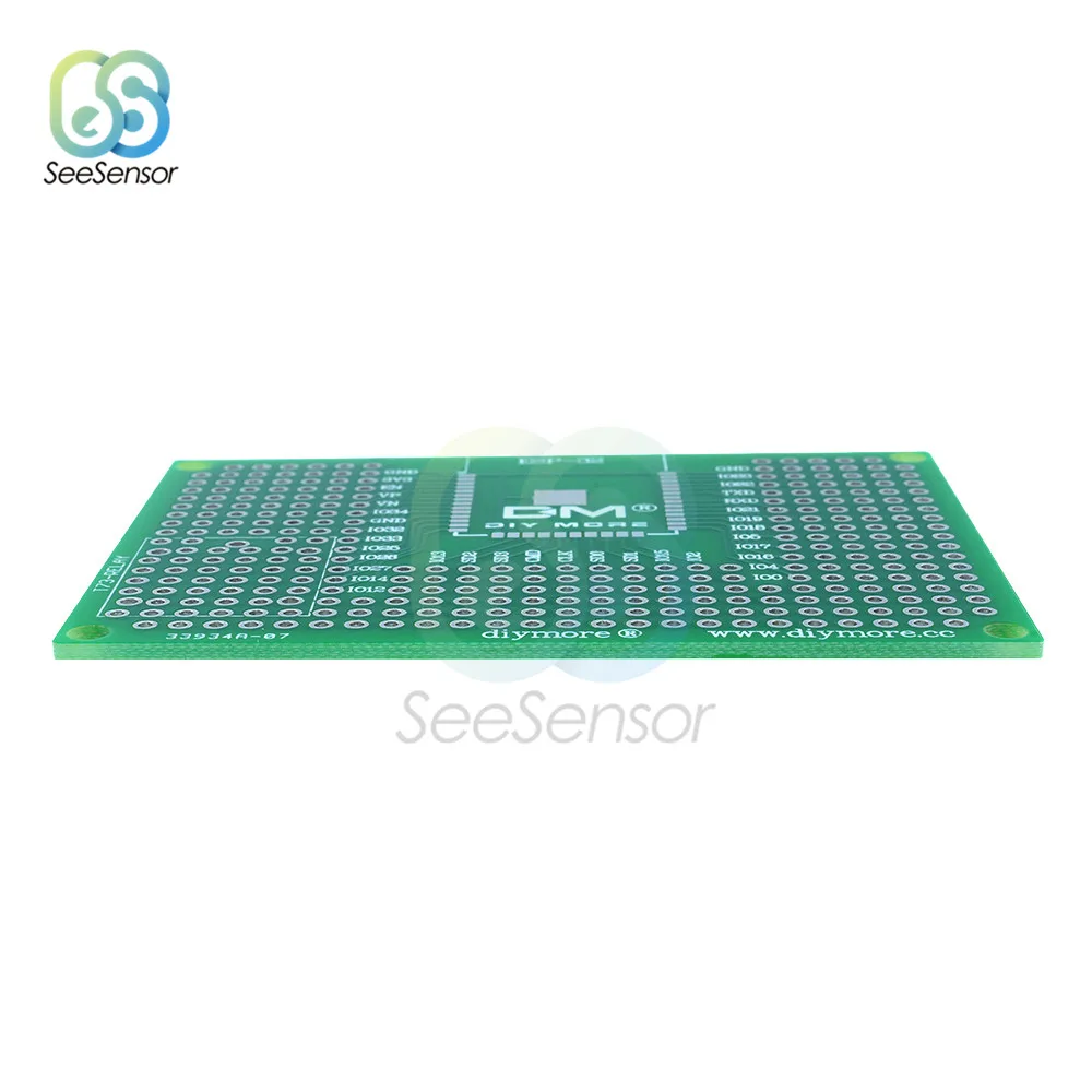 Двухсторонняя Прототипная печатная плата 1 шт. 5x7 см 7x9 макетная для Arduino Relay ESP8266 Wi