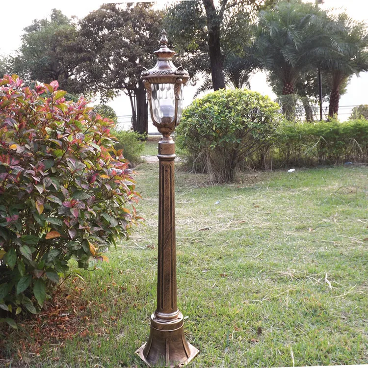 Уличный светильник в Европейском стиле садовый дорожный фонарь с удочкой