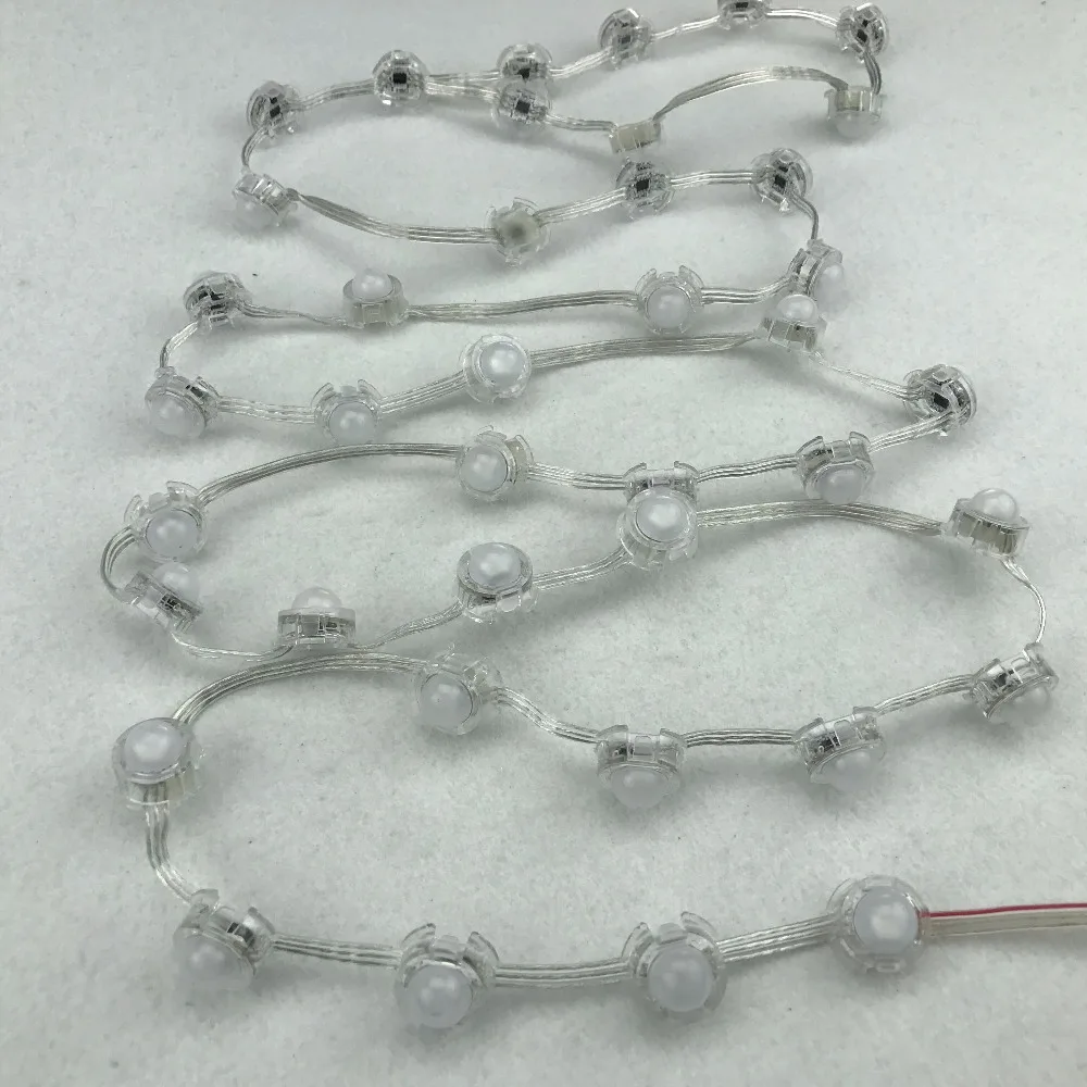 50 шт/шнур 5 см расстояние DC5V 20 мм WS2811 5050 SMD пиксельный модуль чистый провод матовая