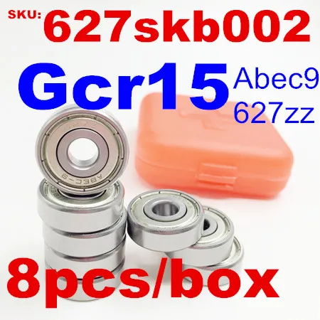 8pc 627zz Gcr15 8 шт 627 керамический мяч Quad катание подшипник 7 мм Размер отверстия художественные коньки роллер-Дерби quad коньки подшипники 627 Фигурное катание - Цвет: 8pc 627zz Gcr15