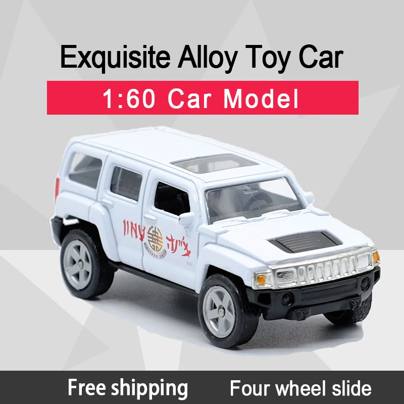 Новое поступление модель автомобиля WELLY из сплава 1:60 H3 игрушка для детей подарки