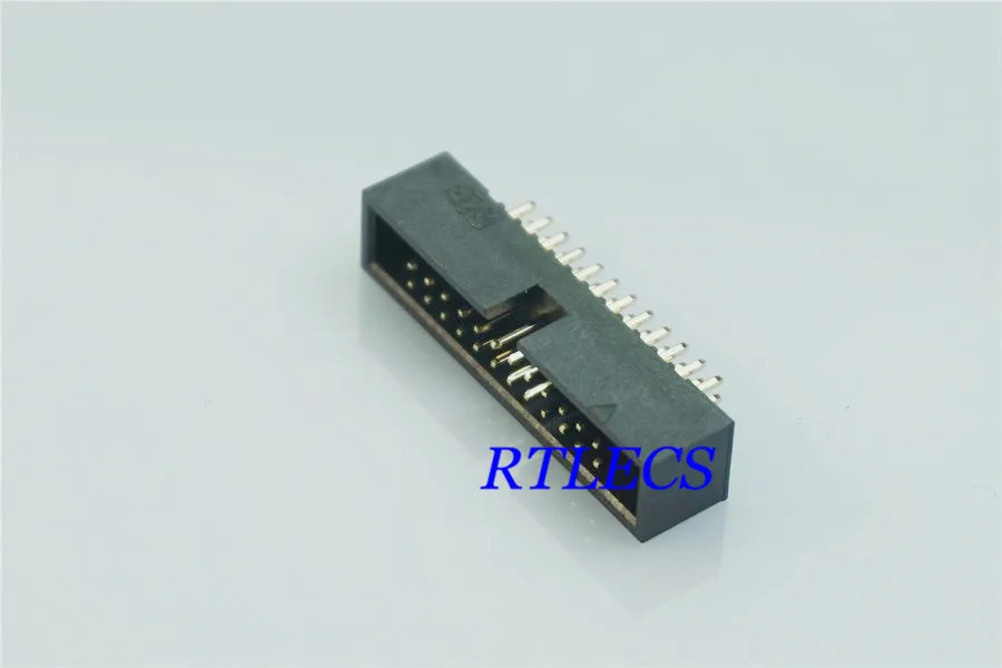 20 шт 0 050 &quot1 27 мм 2x12 Pin 24 позиции IDC Мужская коробка заголовок двухрядные сквозные
