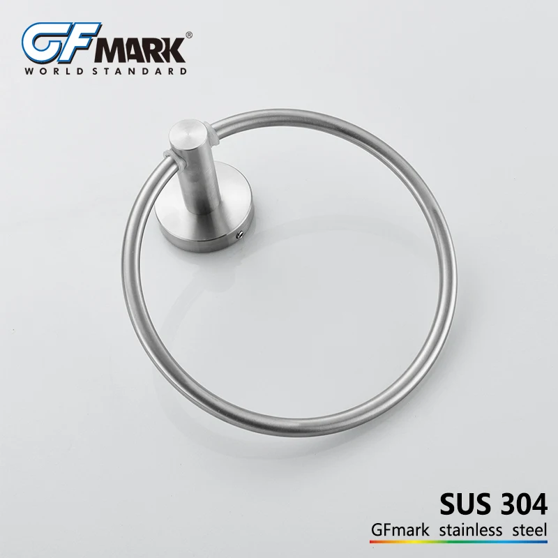 GFmark кольца для полотенец Настенный Туалет полотенца кольцо стойки SUS304