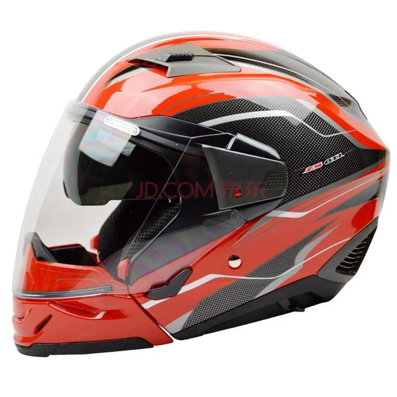 ZEUS Modular Motorcycle helmet motorbike motocross full face open helmet. Dual lens malfunction Casco | Автомобили и мотоциклы