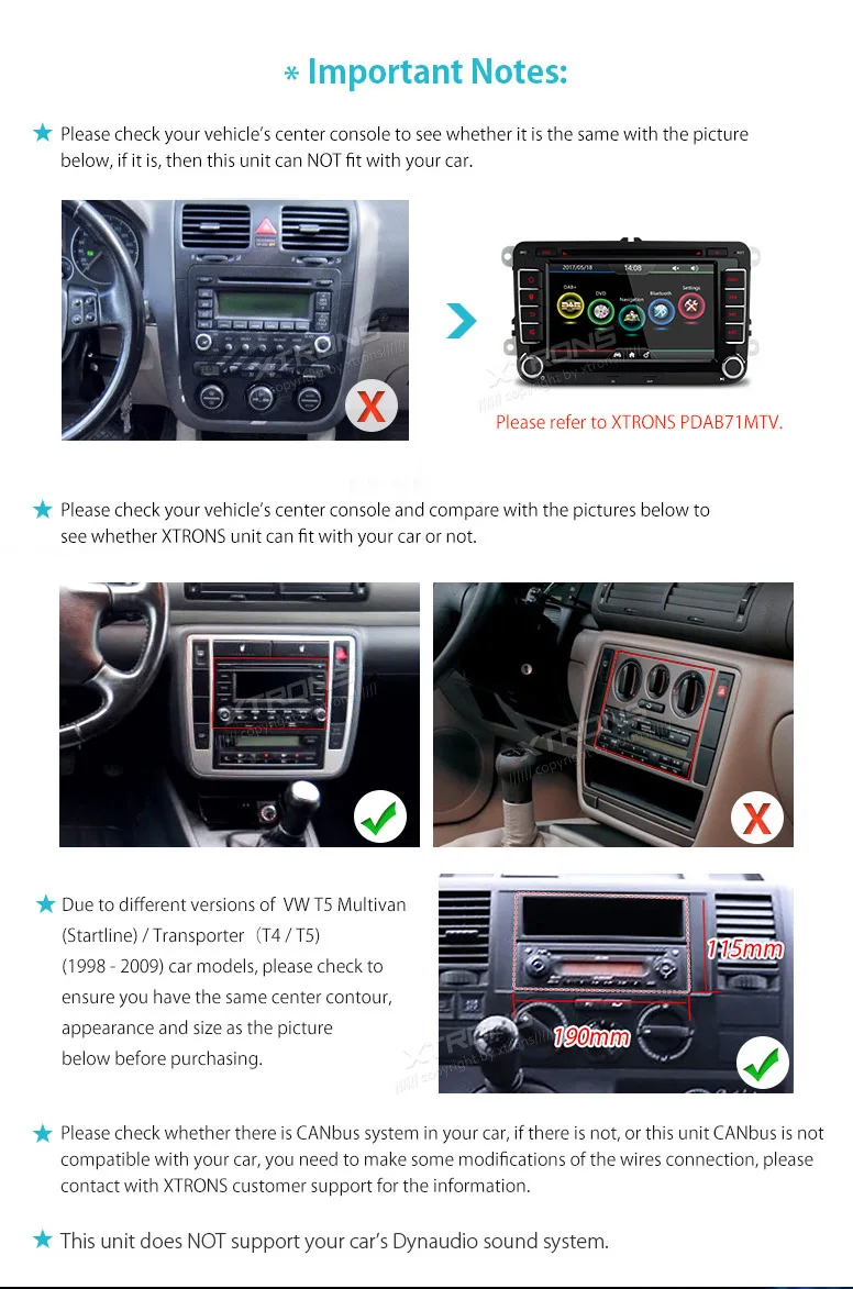 XTRONS 7 ''автомобильный dvd-плеер 2 din радио DAB+ Canbus gps навигация для Volkswage GOLF CITI CHICO LUPO POLO fof PEUGEOT 307 для Skod