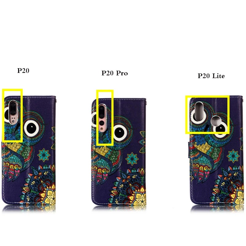 P20 Lite Флип кожаный чехол для Fundas huawei P20 Lite чехол для huawei P20 P 20 Pro 3D рельефный кошелек чехол для телефона