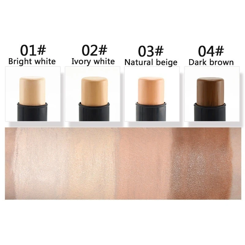 Facep Foundation Cream Brighten Pro, консилер, ручка, скрывающая поры, контурная палитра для контуринга, макияж