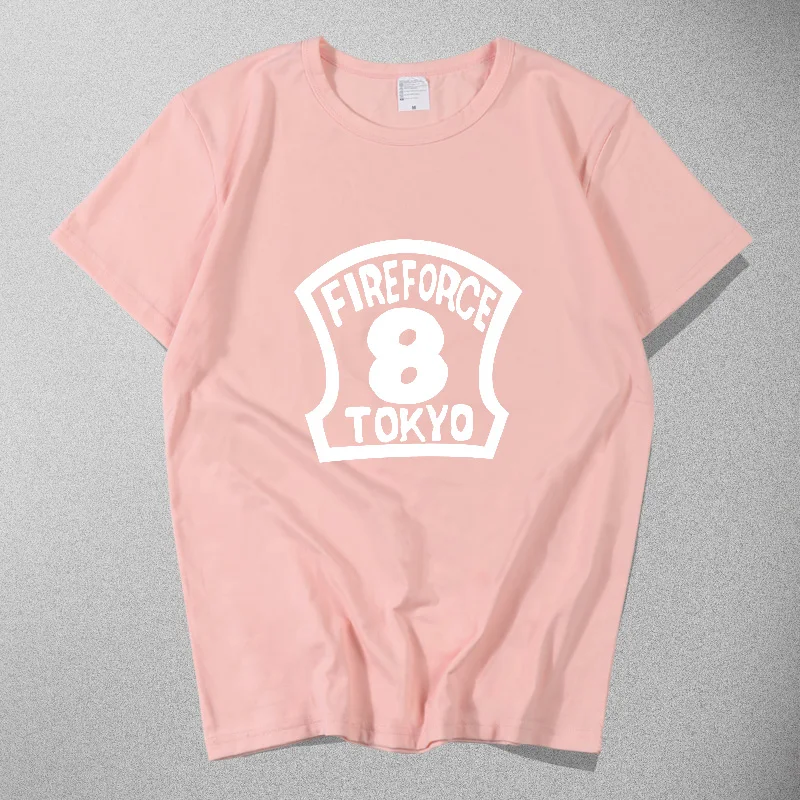 Enn no Shouboutai Fire Force футболка для мужчин и женщин топы футболки с коротким рукавом Shinra