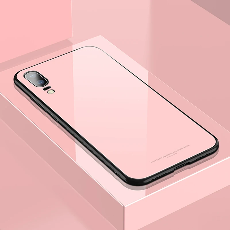 BFOLLOW Hard Case for Huawei P20 / Lite Pro P Smart Glass 9H Back Cover P10 P9 2017 Coque |