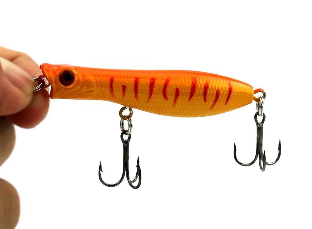 2016 карп приманка поппер для рыбалки Топ воды набор свежей приманки 6 см 5 г лучшие