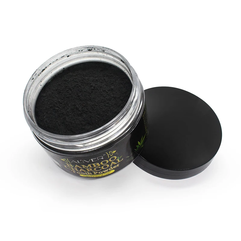 ALIVER отбеливание зубов бамбуковый уголь порошок зубной порошок Отбеливание зубов порошок мятный удаление от зубных пятен гигиена полости рта 50 г