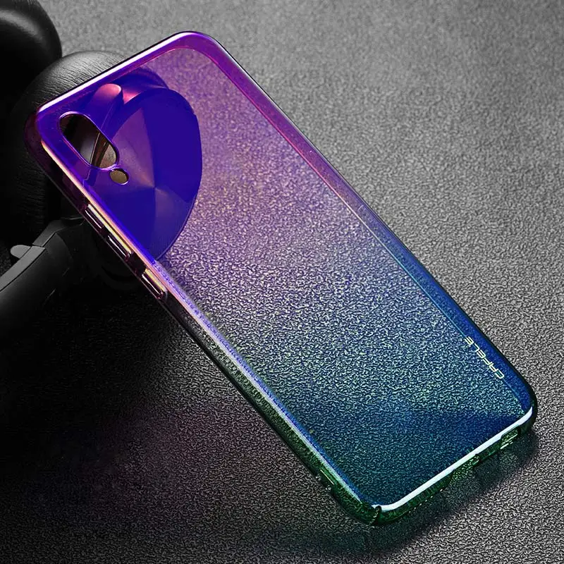 Cafele Роскошный чехол для huawei P20 Pro фотохромный жесткий пластиковый чехол для huawei P20 Lite анти чехол от царапин для huawei P20 - Цвет: Green