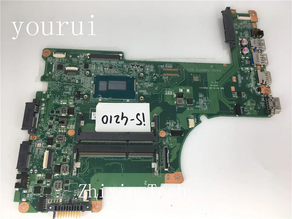 

yourui Original For Toshiba Satellite L50 L55-B S50-B Laptop motherboard DA0BLIMB6F0 with processor i5-4210u Fully Tested