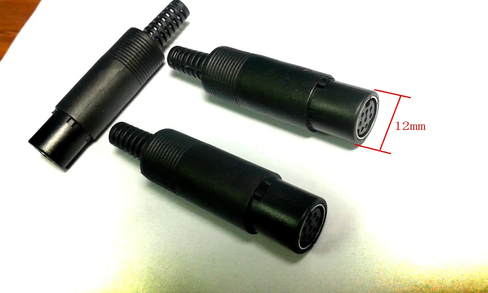 5 комплектов 8 контактный гнездовой и штырьковый разъем Mini DIN с пластиковой ручкой