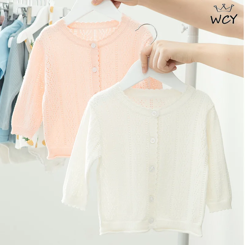 Пальто для девочек ясельного возраста осень лето 2019 длинный рукав тонкий