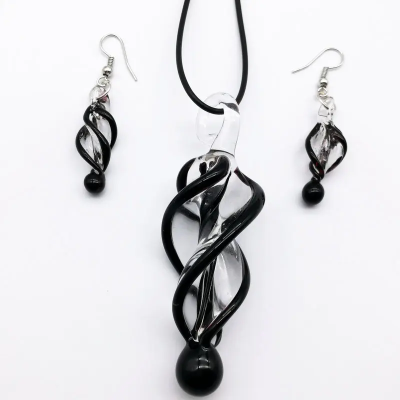 Новый ювелирный набор с бусинами комплект из 2 х дюймовых вертлюжных стеклянных