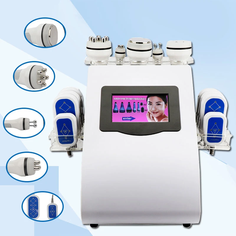 

New Model 40k Ultrasonic liposuction Cavitation 8 Pads lipo Slimming Machine Vacuum Skin Care Salon Spa Equipment CE/DHL