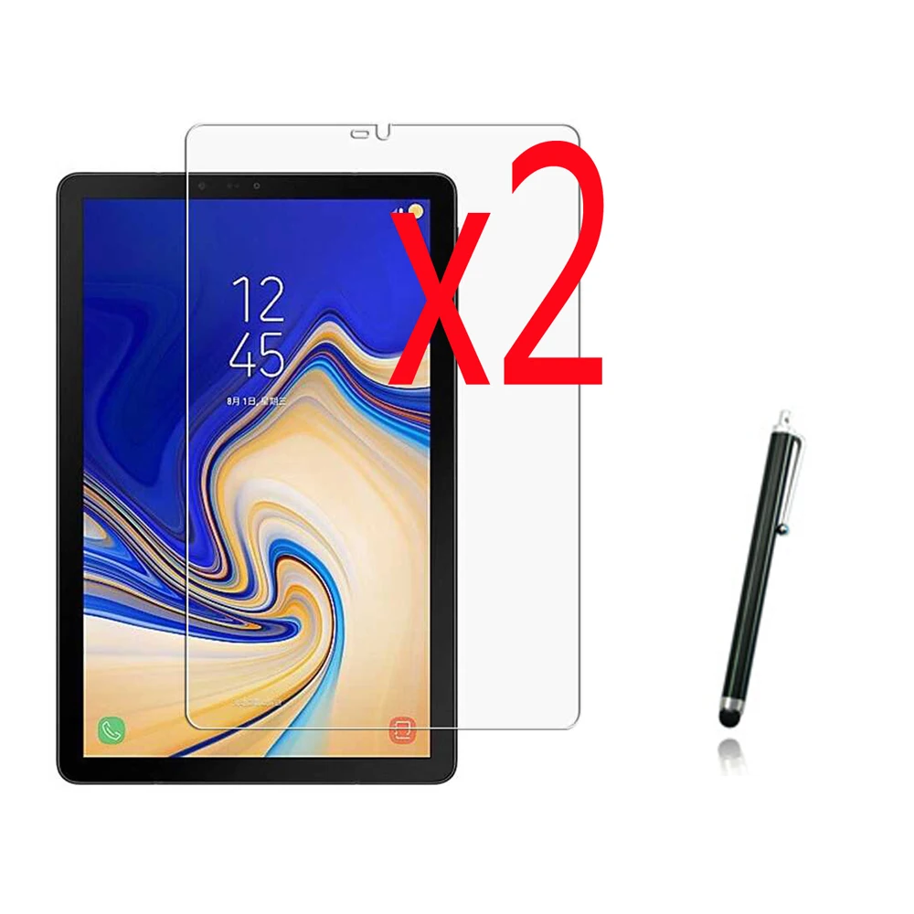 2x пленка + ткань 1x Стилус Антибликовая матовая защитная для экрана Samsung Galaxy Tab S4 10 5
