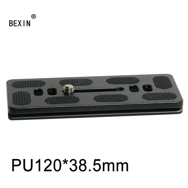 pu120x38.5 Пластина быстрого крепления для камеры пластина быстрого крепления пластина для штатива 38,5 мм адаптер быстрого крепления PU пластина для dslr тренога для камеры с шаровой головкой - Цвет: pu120x38.5