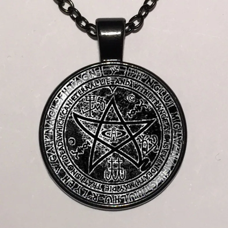 Лидер продаж стеклянный купол ювелирные изделия necronomicon старый знак/sigil of gateaway