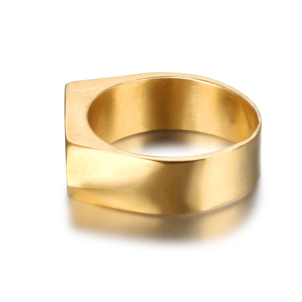 Горячее предложение персонализированные кольцо Нержавеющая сталь Мода