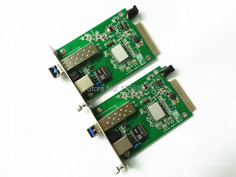 2 шт./лот Новая стабильная гигабитная SFP волоконная карта приемопередатчика dual-fiber