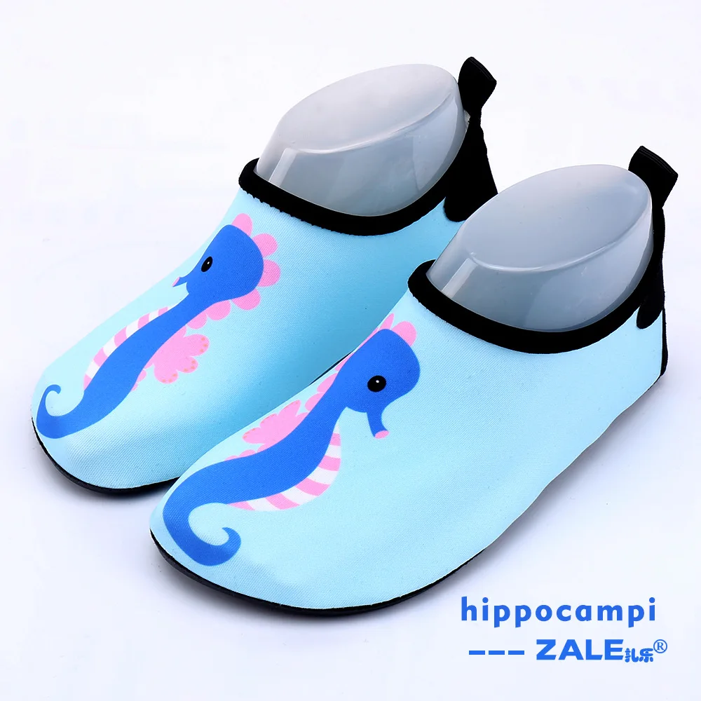 Summer beach Shoes Kids Cartoon Animal Swiming Shoes Girls Boys Barefoot Soft Bottom Non-slip Kids Water Shoes