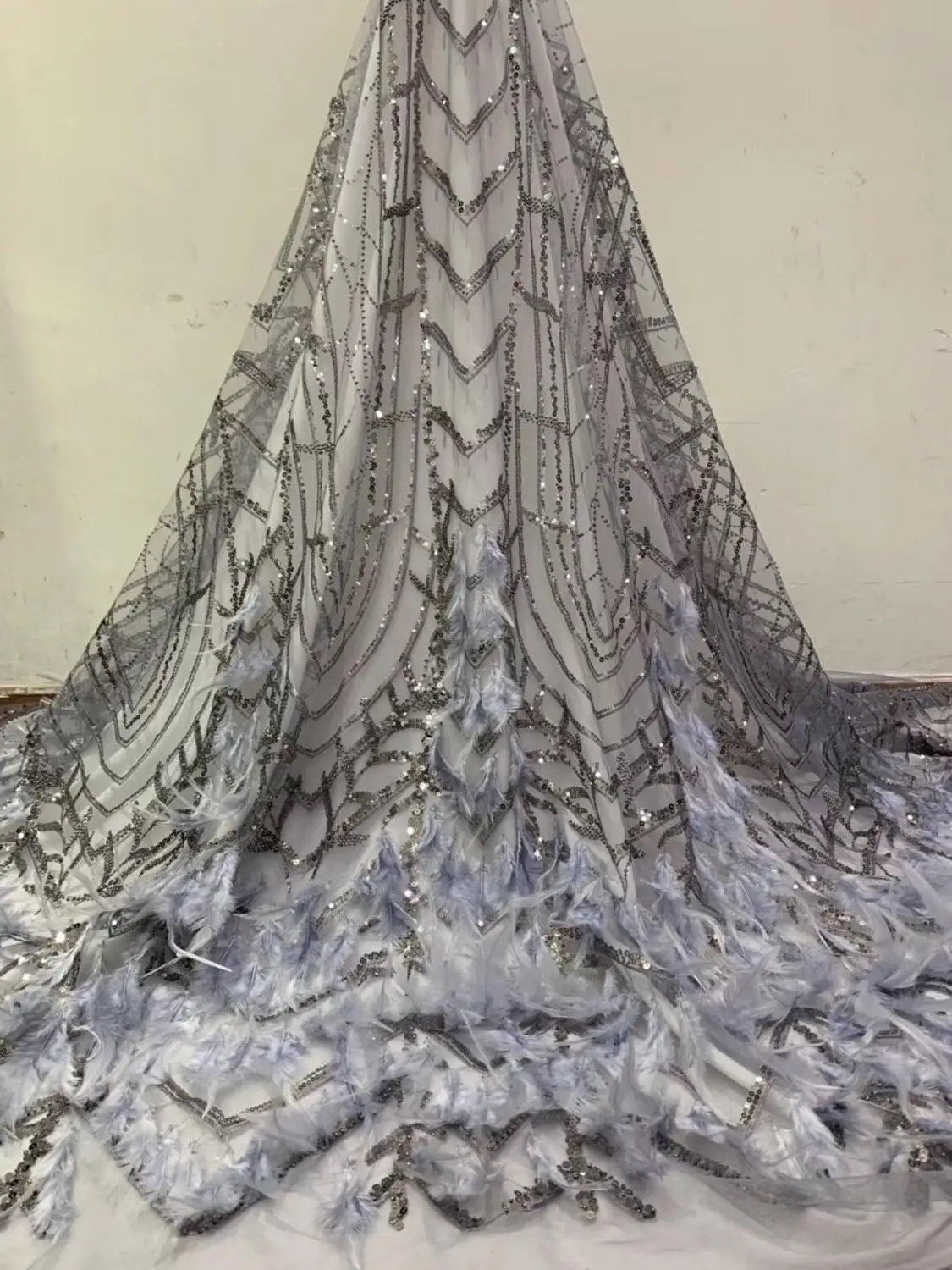 Популярные Элитные Роскошные Перламутровые вышивки расшитые блестками