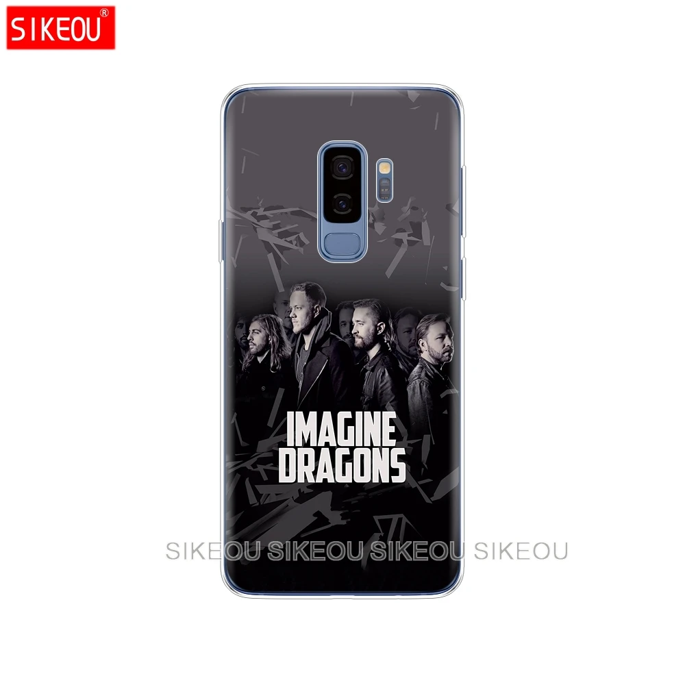 Силиконовый чехол для Samsung Galaxy S9 S8 S7 S6 edge S5 S4 S3 PLUS телефона imagine dragons night music|Бамперы| |