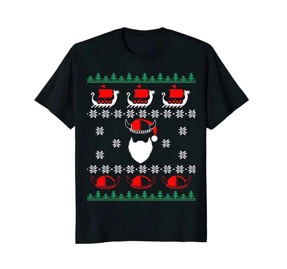 Мужская Летняя Классическая футболка Повседневная с изображением викингов