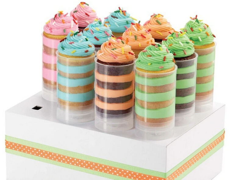 20 шт. круглая форма бесплатная доставка детский поп контейнер пуш ап для конфет