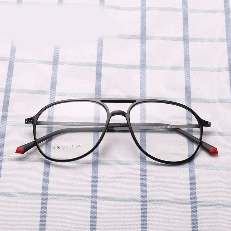 EOOUOOE мужские Оптические очки двойной луч по рецепту Gafas близорукость Oculos Мужские