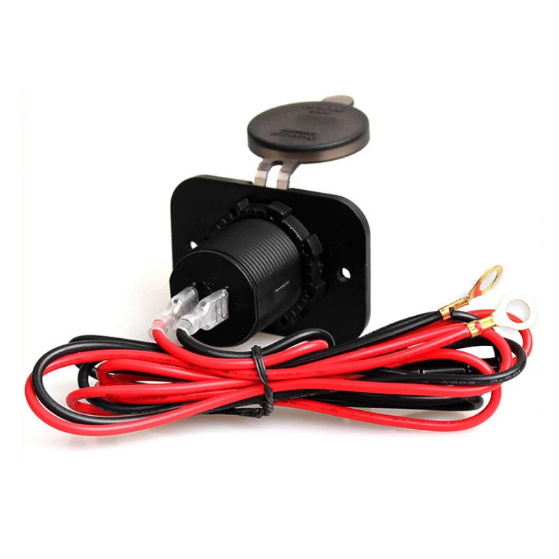 

Hot Dual USB Car Charger 5V 4.2A LED Digital Display Charger for Boat Marine Motorcycle JLD