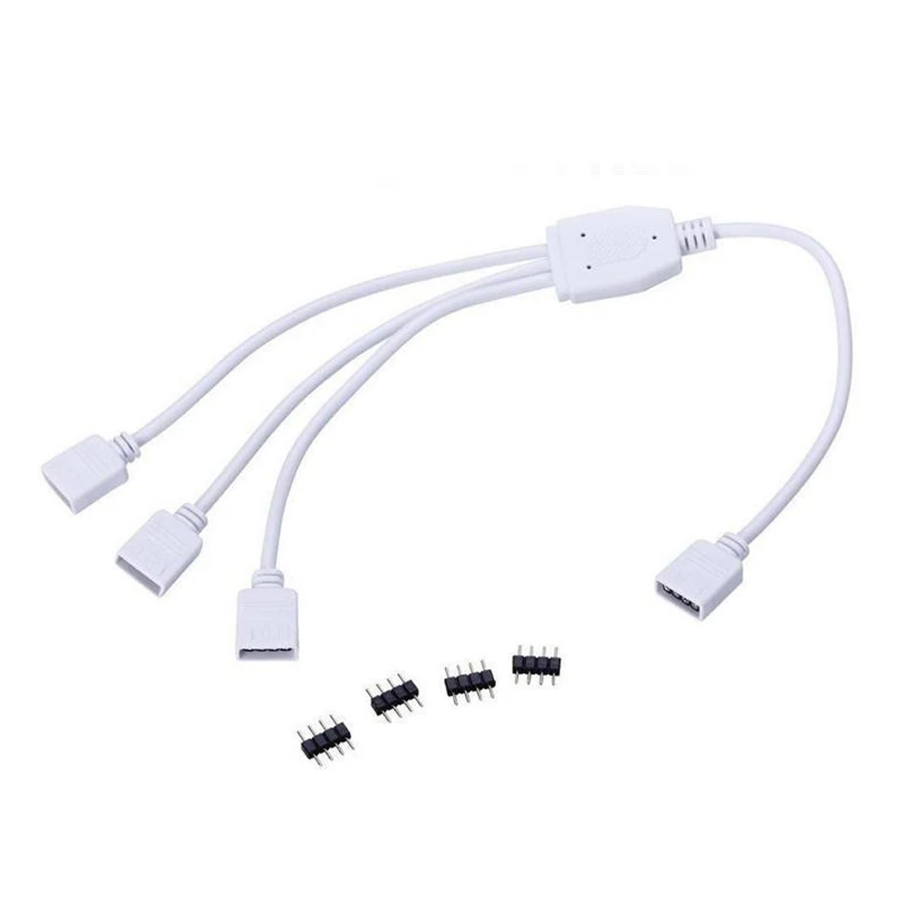4Pin RGB сплиттер разъем Женский кабель Мужской адаптер Аксессуары для освещения
