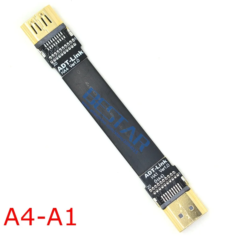 А4 FPV HDMI 2 0 Женский к Mini Micro экранированный FPC плоский кабель 4k 60 Гц 5 см м для
