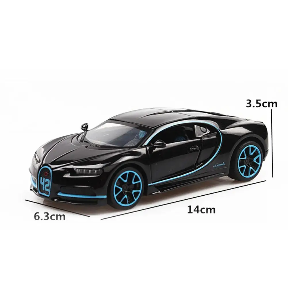 1:32 моделирование Bugatti Chiron Коллекция Модель игрушечный автомобиль из сплава литой металлический автомобиль игрушки для взрослых детей светильник со звуком
