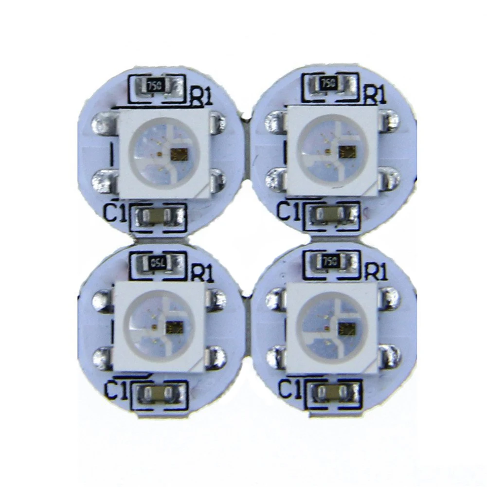 SHGO-4-foot WS2812B WS2812 hard board small dot 5V 5050 RGB WS2811 magic color full lamp beads | Лампы и освещение