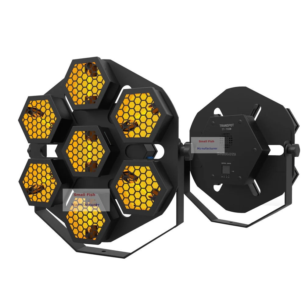 Новинка 7X100W ретро вспышка пиксель управление DMX Par огни сценический эффект