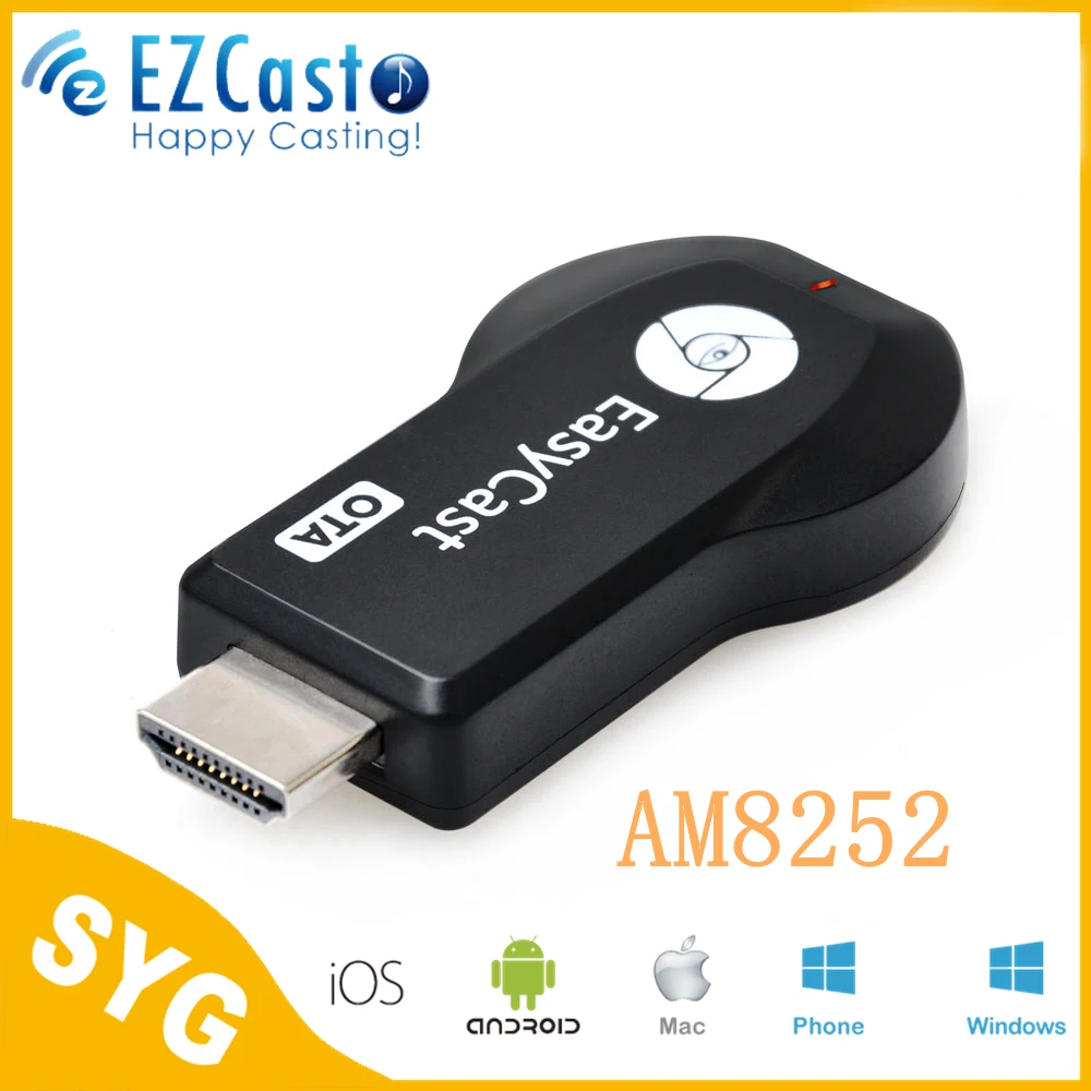 SYG EZcast WIFI Display Dongle EasyCast Miracast Airplay DLNA For for Android Windows IOS better than chromecast | Электроника