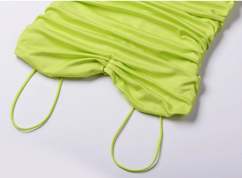 Colysmo 2 слоя шикарное Ruched летнее платье женская сексуальная шея возлюбленной вечерние Клубные платья плиссированные облегающие мини-платья Vestidos