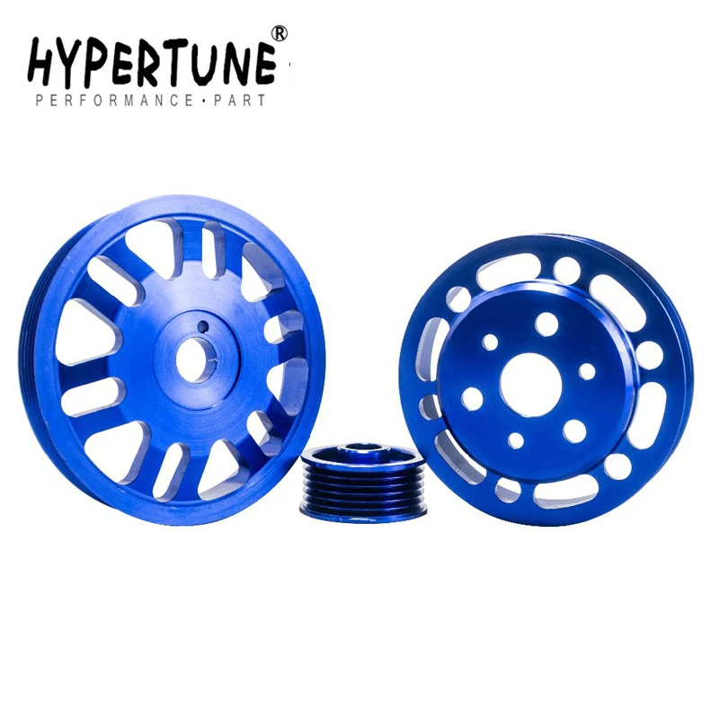 Hypertune-Crank шкив насоса воды генератора для Toyota GT86 Scion FR-S Subaru BRZ 2012+ синий HT6858