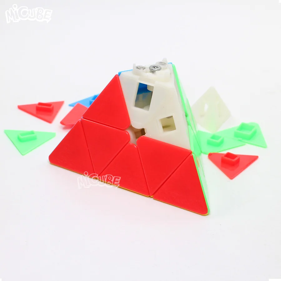 Shengshou Mr. M Магнитная Пирамида Mr m необычный кубик головоломка cubo magico игрушки без стикеров для детей cubo magico