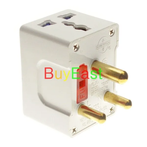 Электрический адаптер 5 X Big тип M 8 7 мм 3 в 1 многоразовый 15A Fused|adapter 3/8|adapter multiadapter outlet