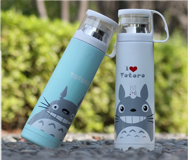 Кот Нержавеющая сталь термос чашка Чай воды Кофе Колбы лабораторные вакуумная