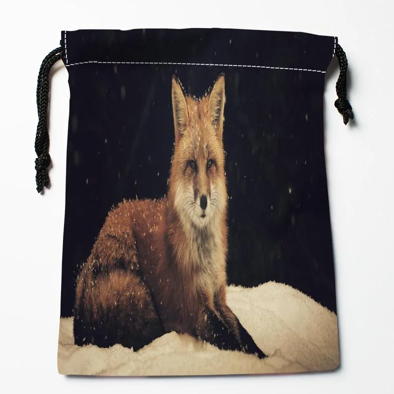 

Best Fox Animal Nature Drawstring Bags Custom Storage Printed Receive Bag Bags Size 18X22cm Storage Bags